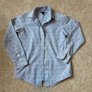 Boys Tommy Hilfiger Light Blue Stripe Button-Down Shirt